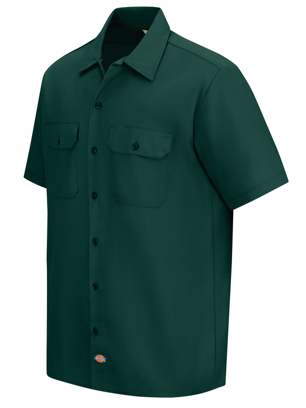 Camisa de Trabajo Dickies 1574 Manga Corta para Hombre– UNIQ Uniformes