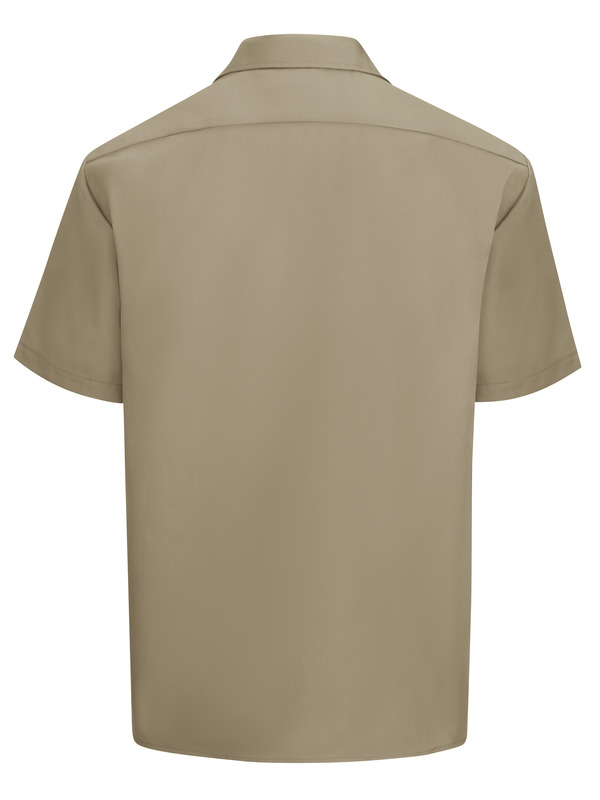 Men's Short-Sleeve Traditional Workwear Shirt | Work Uniform Shirt ...