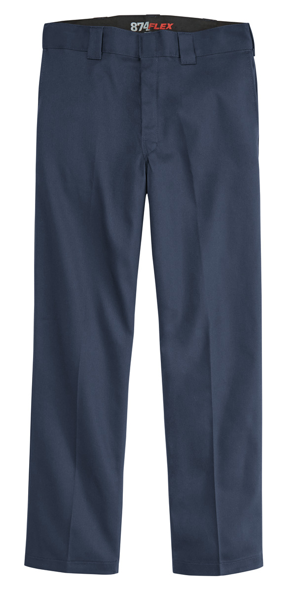 Dickies Pantalones de Trabajo Flex para Hombre, Ajuste Recto, Azul