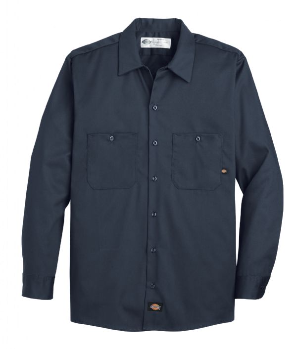 Men\'s Industrial Cotton Long-Sleeve Work Shirt | Dickies®B2B