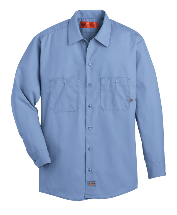 Men's Industrial Long-Sleeve Workwear Shirt | Work Uniform Shirt ...