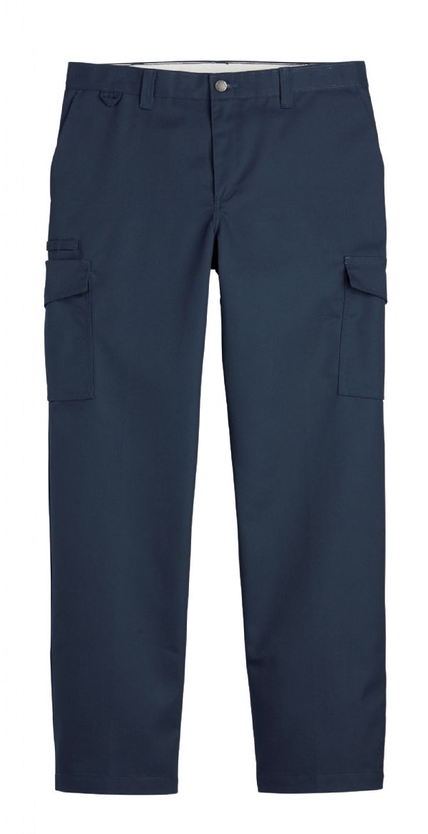Men's Industrial Flat Front Comfort Waist Pant | Workwear Uniform Pant ...
